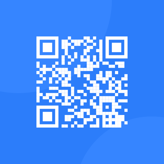 Image of a QR code of Frontend Mentor main page.